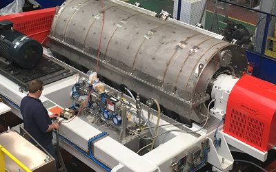 Large Screen Bowl Decanter Centrifuge project despatched to China.